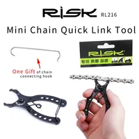 Outil de connexion rapide pour chaîne de mini-vélo RISK avec crochet, pince multi-chaînes, pince de chaîne pour VTT et vélo de route, boucle magique, kit d'outils pour vélo