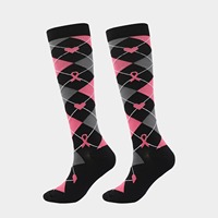 Mode infirmière chaussettes de Compression confortable Durable 20-30 Mmhg chaussettes de course mollet Compression Marathon course genou chaussettes hautes