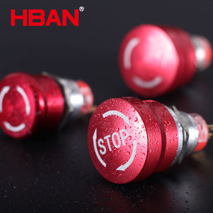 Impermeabile E Stop Safe Push Switch in metallo interruttore di arresto di emergenza interruttore di arresto di emergenza 16mm 19mm 22mm per camion - Product Image 1
