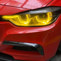 Pour Série 3 F30/F31/F35 2016-2019 LED DRL Golden Eye Jaune Citron ABS+LED Garantie 1 an OE 63117419615