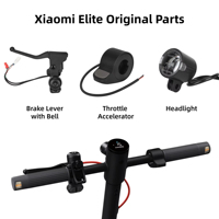 Pièces détachées pour trottinette Xiaomi Elite : contrôleur d'accélération, réflecteur, garde-boue arrière, éclairage, divers accessoires et pièces d'origine Xiaomi Elite