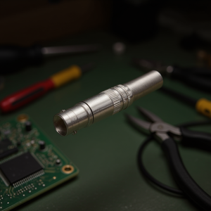 Conector Hembra BNC de Metal con Resorte de Alivio de Tensión, Conectores Coaxiales RF - Product Image 3