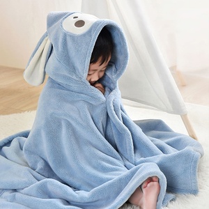 <span class=keywords><strong>2022</strong></span> venta superior Animal de dibujos animados suave con capucha Albornoz niño bebé toalla infantil niños Bata para uso en el baño - Product Image 5