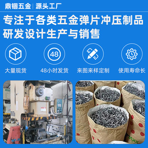 Pièces d'estampage métallique Ding Gu, composants de ressorts de précision personnalisés en acier inoxydable pour contacts électriques - Product Image 3