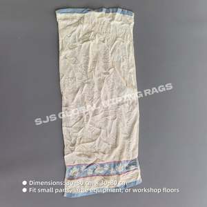 Trapos de Limpieza de Colores Reciclados, Trapos Absorbentes de Algodón Puro, Trapos de Toalla de Colores para Cuidado Industrial de Máquinas - Product Image 3