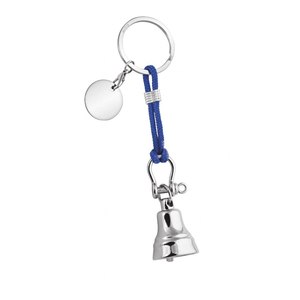 Portachiavi in silicone e PVC morbido con campanello e gettone, apribottiglie, tipo portachiavi in metallo per aziende - Product Image 1