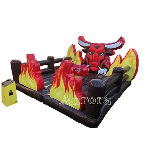 Outdoor inflatable party games mechanical rodeo bull for sale games