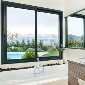 Ventana Corredera <span class=keywords><strong>de</strong></span> Aluminio <span class=keywords><strong>con</strong></span> Rotura <span class=keywords><strong>de</strong></span> Puente Térmico Personalizada, Ahorro <span class=keywords><strong>de</strong></span> Consumo Energético para Instalación en Casas <span class=keywords><strong>Rurales</strong></span> Nuevas Autoconstruidas - Product Image 1