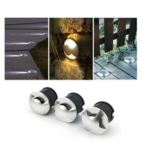 Lumière LED étanche à éclairage latéral pour jardin, paysages, places, escaliers extérieurs, allées ; éclairage latéral en forme de carapace de tortue