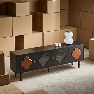 Modern Solid Wood <b>Sideboard</b> <b>Cabinet</b> Decorative Eco-Friendly for Home Bar Dining/Living Room Furniture <b>Display</b> K135 Living Room D - Product Image 1