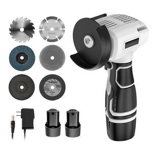 Meuleuse d'angle sans fil portable industrielle Ananke Tools 12V 1200mAh 9000RPM pour polissage et découpe électrique, noire - Product Image 2