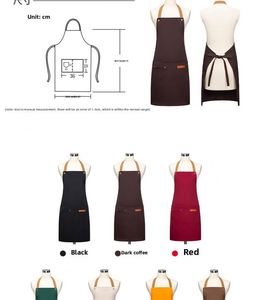 Tabliers de cuisine personnalisés avec logo, tabliers de chef en toile imperméable, pour styliste, grillades, restaurant, bar, usage de nettoyage - Product Image 4