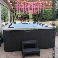 Spa de nage à 10 places avec système Balboa, en acrylique, Jacuzzi, Spa à bulles, Bain à remous, Piscine extérieure, Baignoire Balnéo, Whirlpool, Yakuzzy