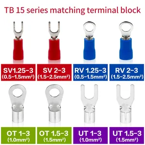 CHFRPU เทอร์มินัลแนวรั้ว600V TB ซีรีส์,15A 25A 45A สองแถวบล็อกเทอร์มินัล Barrier คงที่