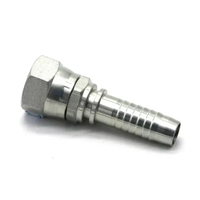 Raccord de tuyau hydraulique femelle JIC 26712-10-10 en acier au carbone moulé, connecteur de tuyau plaqué zinc, raccords hydrauliques