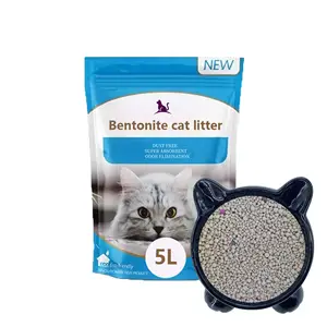 New product ideas 2023 pet bulk cat litter sand clumping bentonite