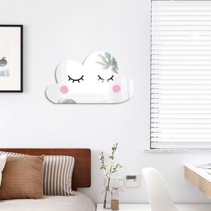 Pegatinas de Espejo de Dibujos Animados para Pared, Pegatinas de Espejo Acrílicas 3D Estéreo, Adecuadas para Habitación Infantil, Baño, Decoración del Hogar - Product Image 5