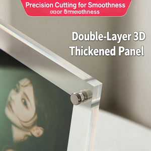 Acrylic khung ảnh, rõ ràng bàn khung ảnh với đứng, hiện đại Thiết kế đơn giản - Product Image 4