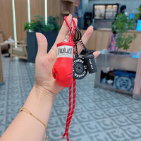 Porte-clés créatif coréen de style IG en PVC Hecion Miu, accessoire de sport, porte-clés sportif, mousqueton, porte-clés pour bouteille d'eau de boxe