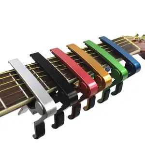 Neue Metall legierung Quick Change Clamp Key Akustische klassische Gitarre Capo zur Ton anpassung für elektrische Akustik gitarre Ukulele