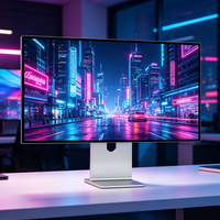 Écran d'ordinateur de jeu de 27 pouces 4K 5K 75Hz avec protection anti-lumière bleue, écran IPS de qualité supérieure, base pivotante