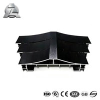 Profilé d'angle en L en aluminium extrudé pour bordure de verrière de lucarne, finition PVDF / thermolaquée résistante aux intempéries
