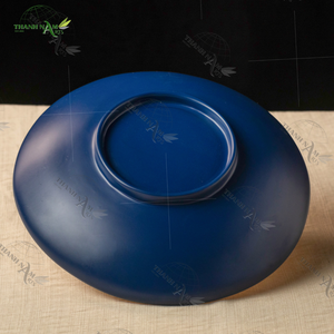 Plato de comida de madera de bambú-Ideal para servir frutas, comida o como pieza decorativa en restaurantes y hoteles - Product Image 2