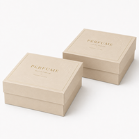 Boîtes rigides haut de gamme personnalisées en deux parties avec laminage mat et impression offset pour l'emballage de cadeaux de parfum
