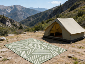 Tapis de patio réversible de haute qualité pour camping-car, 100 % polypropylène - Product Image 5