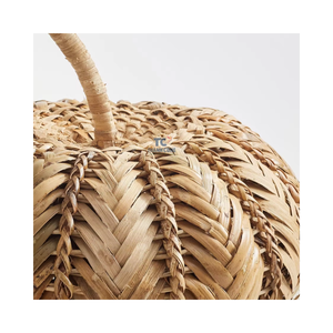 Citrouilles décoratives en rotin de conception chaude pour les jouets d'Halloween de citrouilles en rotin naturel festif - Product Image 3