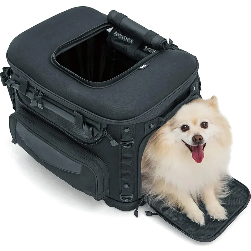Premium Sturdy Protection Portable Weather Resistant Motorcycle Pet Carrier