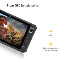 Tablet keras industri, 10 inci MTK6771 Tablet tahan air 1920x1200 Tablet Android PC
