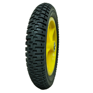 Ruedas de Bicicleta y Carrito de Jardín de Alta Calidad, de Espuma de PU Sólida de <span class=keywords><strong>12</strong></span> Pulgadas, Llanta de Acero, Ancho de Banda de Rodadura de 47 mm, Rodamiento <span class=keywords><strong>12</strong></span>/16, Diámetro de 295 mm - Product Image 3