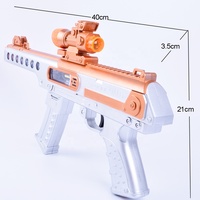 Pistola eléctrica de arma de vibración de francotirador bo, pistola de juguete operada por batería súper