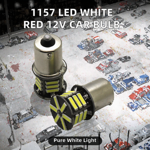 Ampoule LED 1157 BAY15D 21 SMD 12 V pour clignotant, feu arrière et feu stop de voiture, remplacement universel - Product Image 2