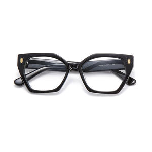 Montures de lunettes œil-de-chat Xiaohongshu 88030 en acétate, monture complète, anti-UV, unisexe, pour vision de près, origine Danyang - Product Image 1