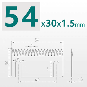 Fabrika'dan Doğrudan Satışlar Uygun Fiyatlıdır ve Yüksek Kaliteli Dişli Bıçaklarla Özelleştirilebilir - Product Image 2