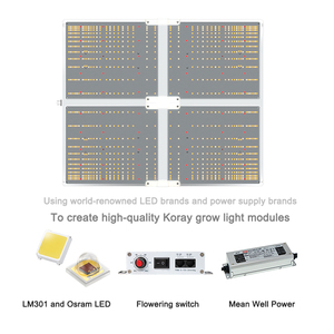 ไฟปลูกพืช 450W สเปกตรัมเต็ม 3000K 5000K ไฮเปอร์เรด 660nm อินฟราเรด 730nm ใช้ชิป Samsung LM301 และ <span class=keywords><strong>Osram</strong></span> พร้อมไดรเวอร์ MeanWell - Product Image 2