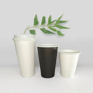 แก้วกาแฟแบบใช้ครั้งเดียวขนาด 12 ออนซ์ ผลิตจากวัสดุย่อยสลายได้ เป็นมิตรกับสิ่งแวดล้อม พร้อมโลโก้สั่งทำได้ - Product Image 3