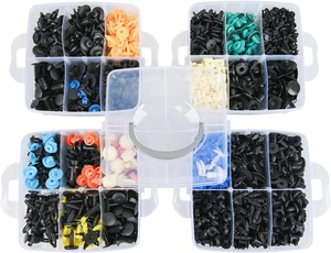 Caja de Surtido de 1390 Piezas de Fijaciones para Carrocería de Automóviles, Aplicable a Todos los Vehículos, para Reparación - Product Image 6
