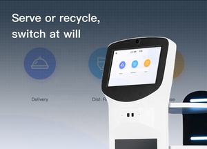 Robot Cameriere Commerciale AI Umanoide Robert con 4 Scomparti, Ricarica Automatica per Consegna Cibo Autonoma, Si Muove e Consegna Autonomamente - Product Image 5