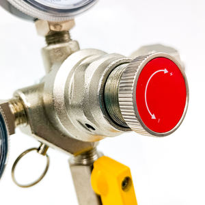 KLFU, regulador de cerveza de nitrógeno de una etapa de latón, válvula de presión de seguridad de cerveza primaria, regulador de <span class=keywords><strong>Gas</strong></span>, entrada máxima de 3000PSI, 0-60psi - Product Image 5