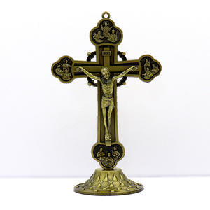 Ornamen Suci Salib Agama Katolik 15*9Cm Patung Yesus Salib Kerajinan Eith Figur Figur Dasar - Product Image 5