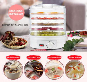 เครื่องอบแห้งอาหารไฟฟ้า <span class=keywords><strong>M</strong></span> Electric Plastic 5 ชั้น สำหรับใช้ในครัวเรือน พร้อมระบบควบคุมแบบกลไก สำหรับอบผัก เนื้อวัว และเนื้อสัตว์ต่างๆ - Product Image 4