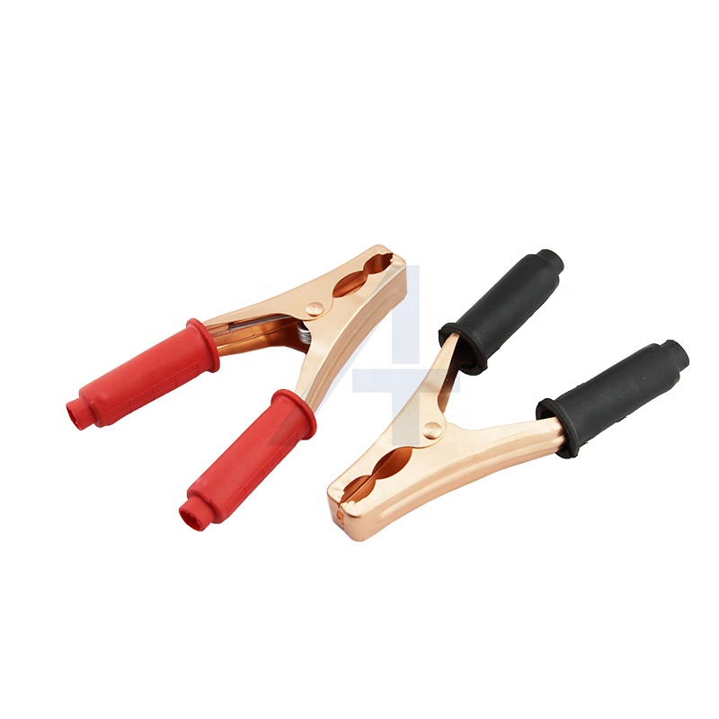 JIALUN 200Amp 150 мм большой зажим для автомобильного аккумулятора с изоляционной оболочкой Сверхмощный зажим типа «крокодил»