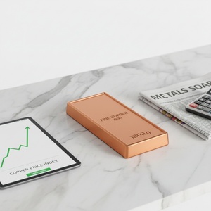 Barre de cuivre Feng Shui traditionnelle, barre de cuivre de haute pureté pour la collection de la prospérité - Product Image 2