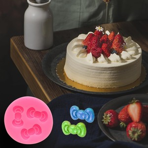 Mini moules en silicone en forme de nœud, antiadhésifs, pour chocolats, bonbons, gâteaux, cupcakes, gommes, artisanat sucré, bougies d'aromathérapie et décoration - Product Image 6