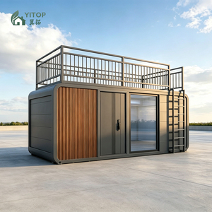 <span class=keywords><strong>Casa</strong></span> Prefabricada Moderna y Popular Lista para Enviar, Cabaña Tipo Apple, <span class=keywords><strong>Casa</strong></span> Modular Tipo Granny Flat Hecha <span class=keywords><strong>de</strong></span> Acero y Panel Sándwich - Product Image 1
