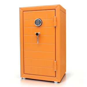 <strong>Fireproof</strong> Safe <strong>Box</strong> 6 Watch Winders Luxury Leather Safe Cabinet Digital Lock Emergency Key ACS-80FW Model <strong>for</strong> Executive Offices - Product Image 3