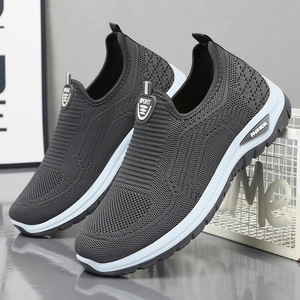 Scarpe Sportive Casual da Uomo in Mesh Intrecciato Traspirante, Comode con Suola Morbida e Punta Bassa, Ideali per l'Autunno - Product Image 1